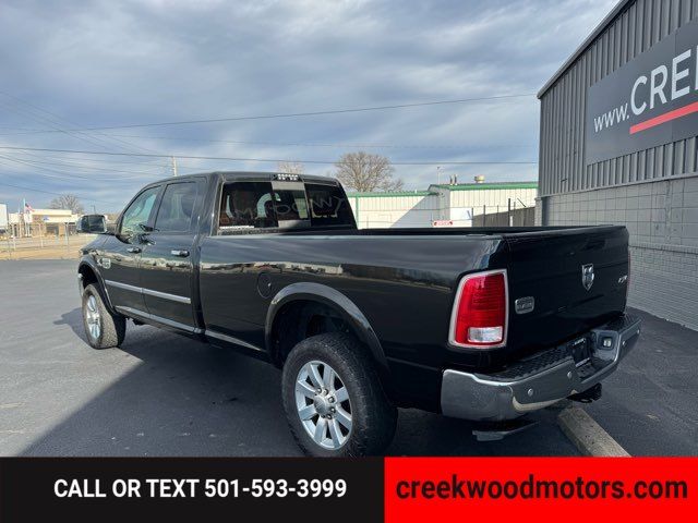 2017 Ram 3500 Laramie Longhorn 4x4 Cummins Diesel Long Bed Black