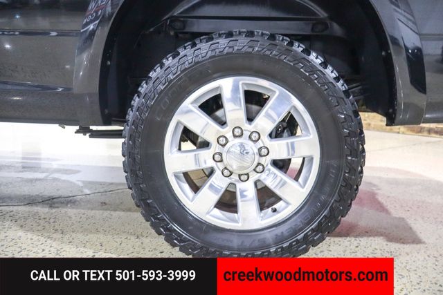 2017 Ram 3500 Laramie Longhorn 4x4 Cummins Diesel Long Bed Black