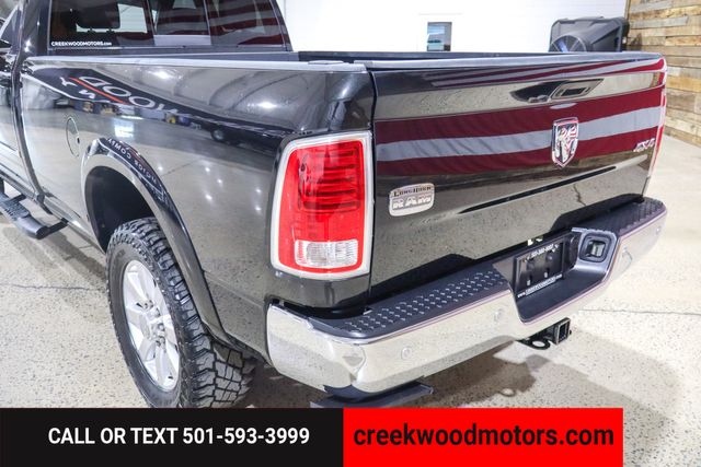 2017 Ram 3500 Laramie Longhorn 4x4 Cummins Diesel Long Bed Black 2017 Ram 3500 Laramie Longhorn 4x4 Cummins Diesel Long Bed Black