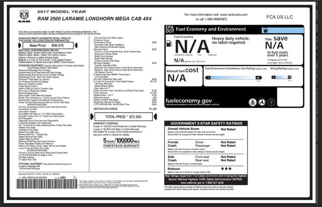 2017 Ram 2500 Laramie Longhorn Mega Cab 20" XD 35" NITTO LOADED | Dallas, TX | East Dallas Diesel 2017 Ram 2500 Laramie Longhorn Mega Cab 20" XD 35" NITTO LOADED | Dallas, TX | East Dallas Diesel