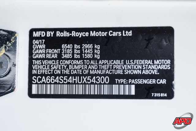 2017 Rolls-Royce Ghost 