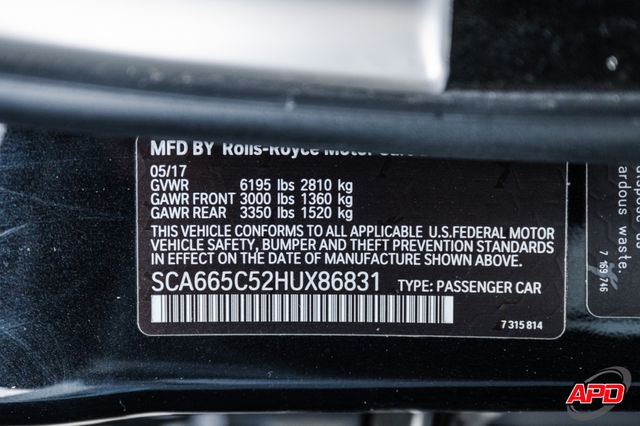 2017 Rolls-Royce Wraith 