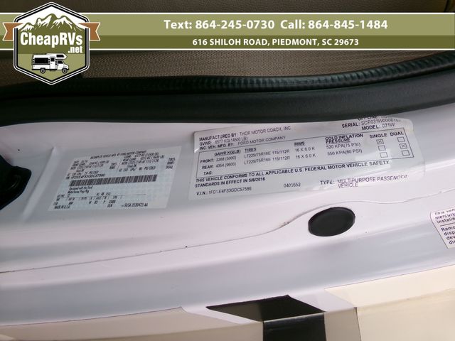 2017 Thor Chateau 31w  | Piedmont, SC | Cheap RV's LLC