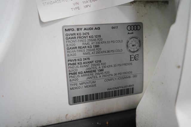 2018 Audi Q5 Tech Premium Plus | North East, PA | NFI Empire 2018 Audi Q5 Tech Premium Plus | North East, PA | NFI Empire