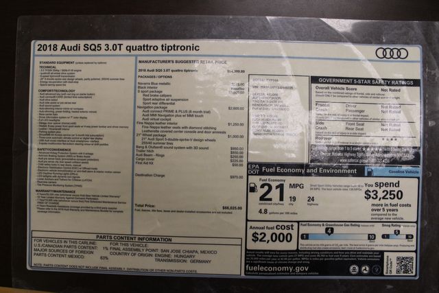 2018 Audi SQ5 3.0T quattro Premium Plus | Bullhead City, AZ | Automobile Consulting Services