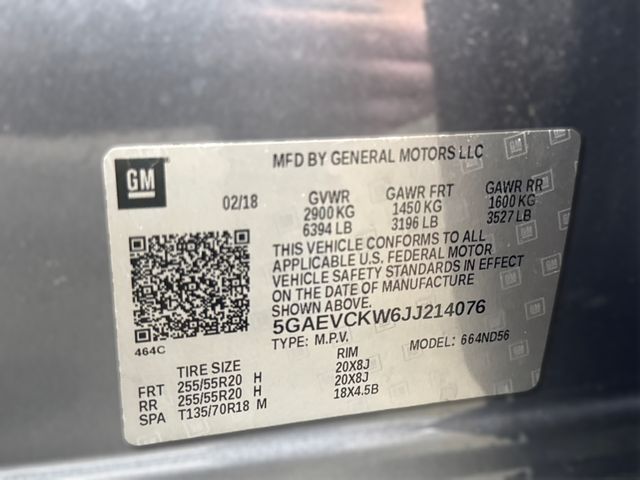 2018 Buick ENCLAVE AVENIR 2018 Buick ENCLAVE AVENIR