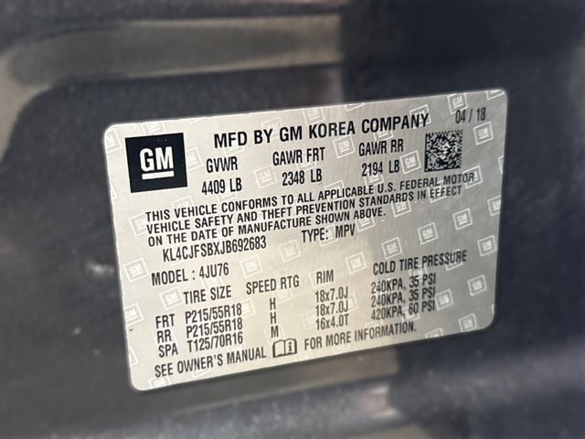 2018 Buick ENCORE PREFERRED II 2018 Buick ENCORE PREFERRED II