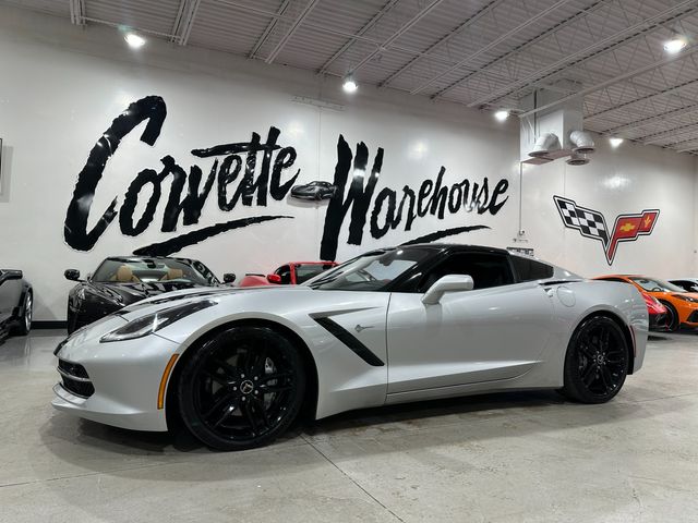 2018 Chevrolet Corvette Coupe 3LT, NPP, Z51 Black 5-Spokes, Auto Glass Top | Dallas, Texas | Corvette Warehouse 