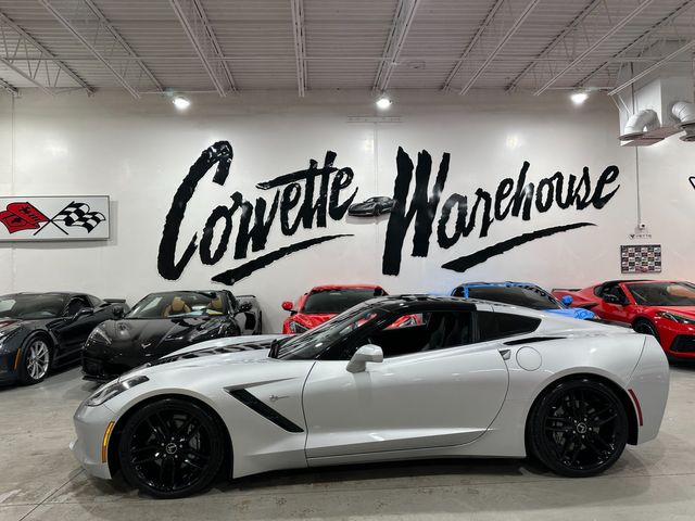 2018 Chevrolet Corvette Coupe 3LT, NPP, Z51 Black 5-Spokes, Auto Glass Top | Dallas, Texas | Corvette Warehouse 