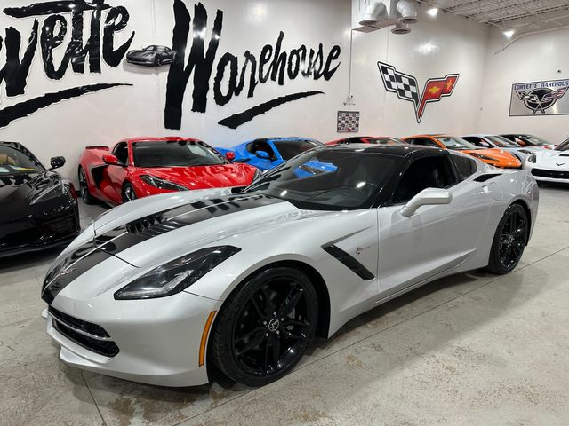 2018 Chevrolet Corvette Coupe 3LT, NPP, Z51 Black 5-Spokes, Auto Glass Top | Dallas, Texas | Corvette Warehouse 