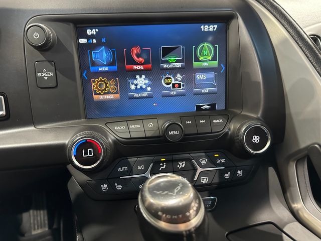 2018 Chevrolet Corvette Coupe 3LT, NPP, Z51 Black 5-Spokes, Auto Glass Top | Dallas, Texas | Corvette Warehouse 