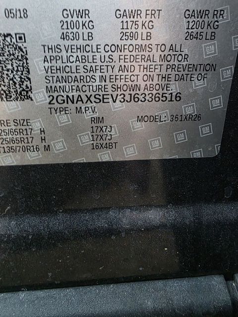 2018 Chevrolet Equinox LT | Annapolis, MD | Annapolis Public Auto Auction