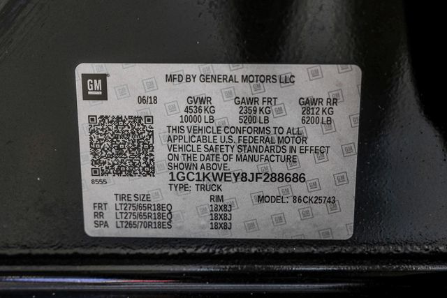 2018 Chevrolet Silverado 2500HD LTZ 2018 Chevrolet Silverado 2500HD LTZ