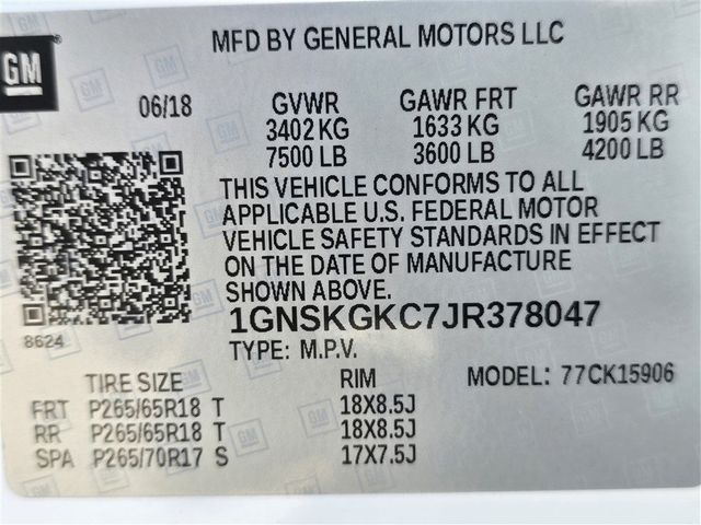 2018 Chevrolet Suburban LS 2018 Chevrolet Suburban LS