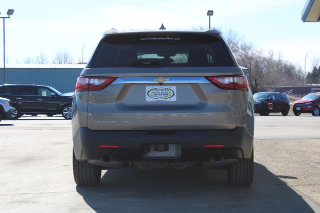Traverse Lt Rear View 2018 Chevrolet Traverse LT AWD | Alexandria, Minnesota | Certified Auto ...
