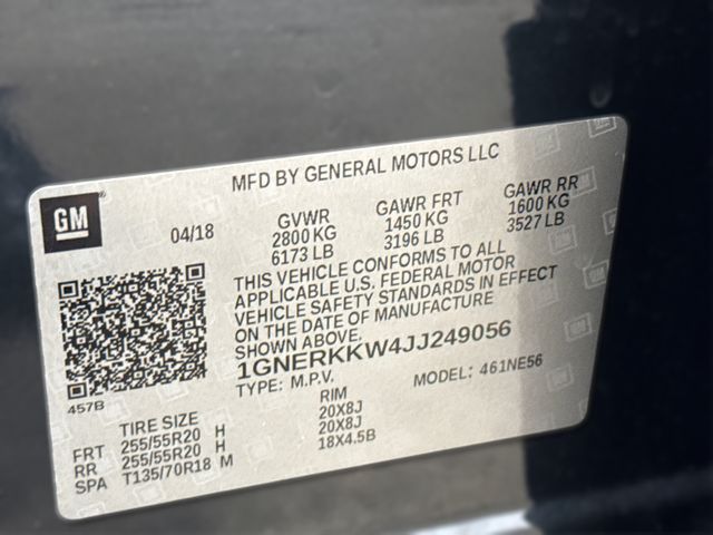 2018 Chevrolet TRAVERSE PREMIER 2018 Chevrolet TRAVERSE PREMIER