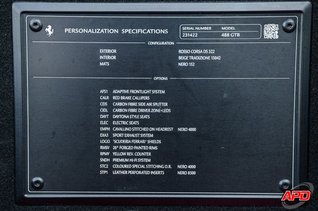 2018 Ferrari 488 GTB 2018 Ferrari 488 GTB