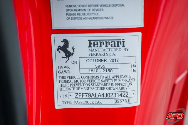 2018 Ferrari 488 GTB 2018 Ferrari 488 GTB