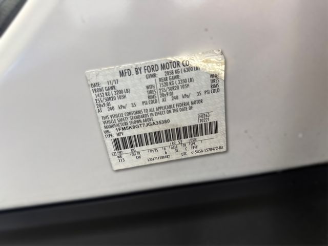 2018 Ford EXPLORER SPORT 2018 Ford EXPLORER SPORT