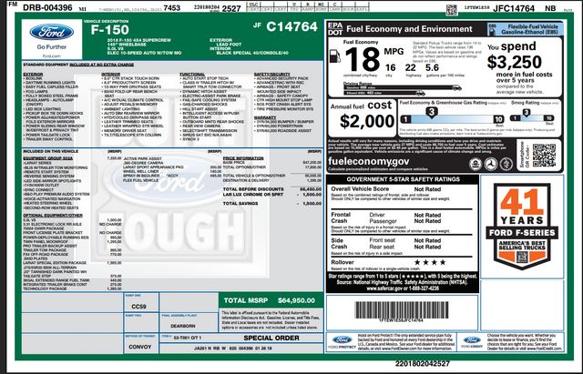 2018 Ford F-150 Lariat 502A SPECIAL EDITION McGaughys Lift 35" R/T | Dallas, TX | East Dallas Diesel