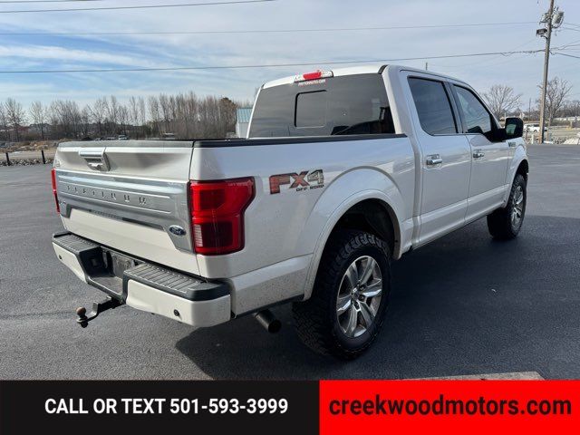 2018 Ford F-150 Platinum 4x4 EcoBoost LEVELED 20s Financing White 2018 Ford F-150 Platinum 4x4 EcoBoost LEVELED 20s Financing White