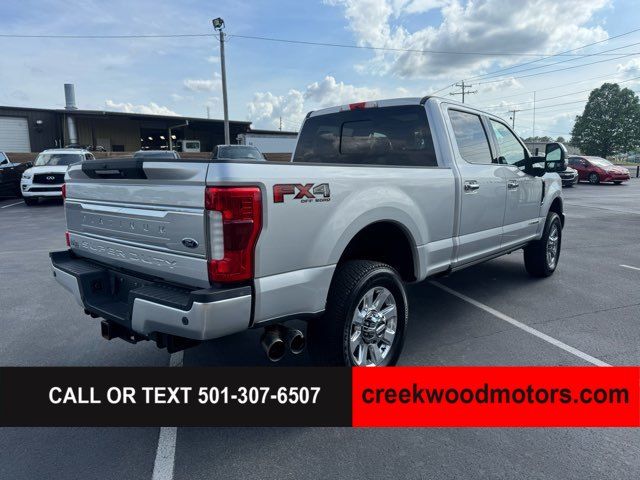 2018 Ford F-250 Super Duty Platinum 4x4 Crew Cab Powerstroke Diesel 1 Owner