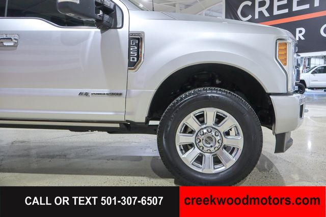 2018 Ford F-250 Super Duty Platinum 4x4 Crew Cab Powerstroke Diesel 1 Owner