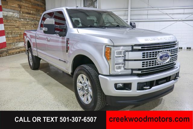 2018 Ford F-250 Super Duty Platinum 4x4 Crew Cab Powerstroke Diesel 1 Owner
