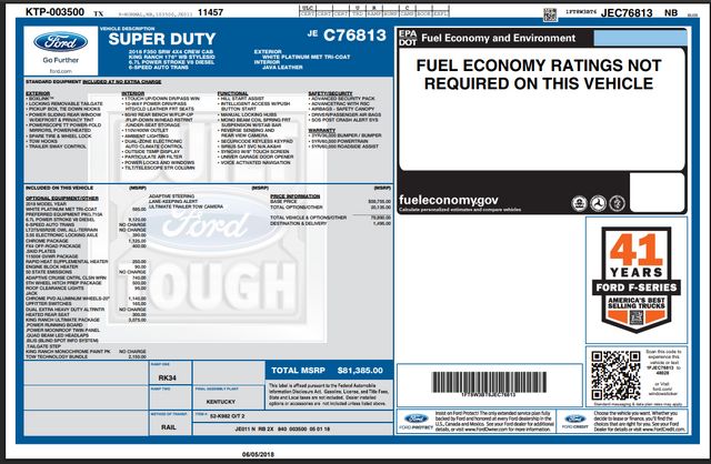 2018 Ford F-350 Super Duty King Ranch Ultimate FX4 RANCH HAND BUMPER Tonneau | Dallas, TX | East Dallas Diesel 2018 Ford F-350 Super Duty King Ranch Ultimate FX4 RANCH HAND BUMPER Tonneau | Dallas, TX | East Dallas Diesel