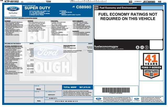 2018 Ford F-350 Super Duty XL