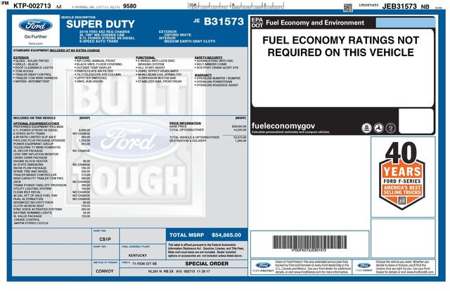 2018 Ford F-550 Super Duty XL 2018 Ford F-550 Super Duty XL