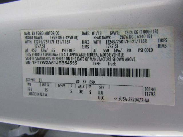 2018 Ford F250 Crew Cab 2wd with New 8' Reading Utility Bed 2018 Ford F250 Crew Cab 2wd with New 8' Reading Utility Bed