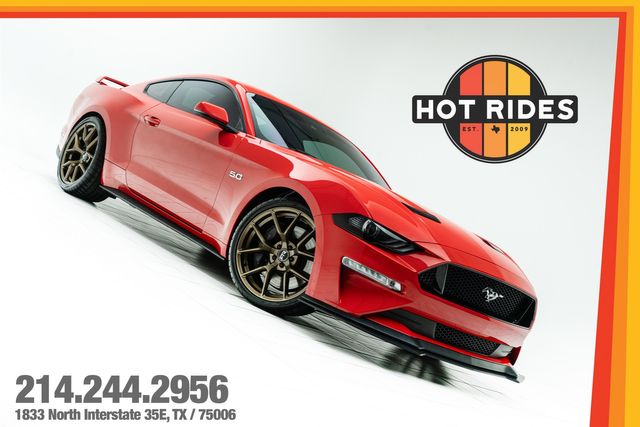 2018 Ford Mustang GT Premium 5.0 Many Upgrades Rare Red Recaros | Carrollton, TX | Texas Hot Rides