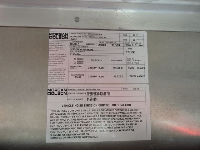 2018 Ford P1000 Step Van