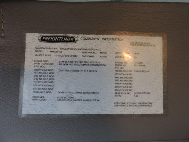 2018 Freightliner M2 CDL Reefer Box Truck 