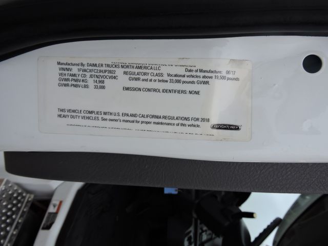 2018 Freightliner M2 CDL Reefer Box Truck 