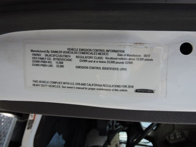 2018 Freightliner M2 Sport Chassis Service Truck 