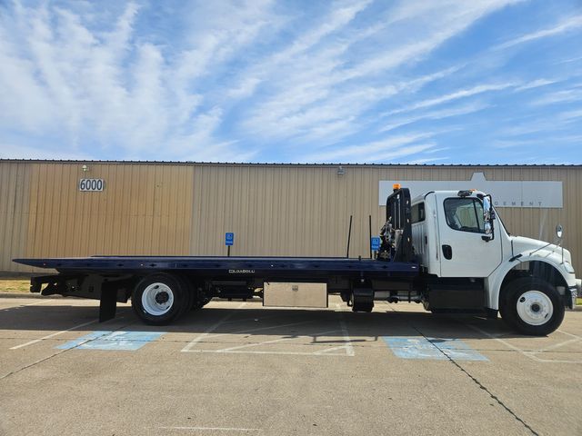 2018 Freightliner M2 LOADOLL II ROLLBACK CARRIER CHAIN DRIVEN LOADOLL HEAVY LOAD FLATBED | Irving, TX | Pinnacle Trucks