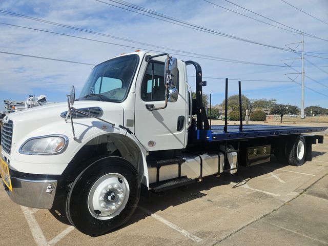 2018 Freightliner M2 LOADOLL II ROLLBACK CARRIER CHAIN DRIVEN LOADOLL HEAVY LOAD FLATBED | Irving, TX | Pinnacle Trucks