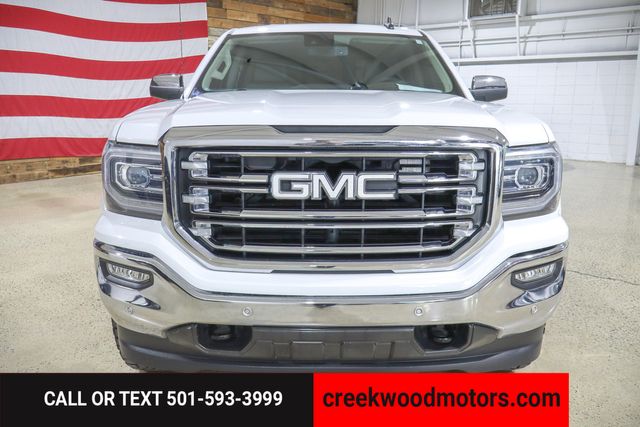 2018 GMC Sierra 1500 SLT 4x4 6.2L White Chrome 20s Financing LEVELED