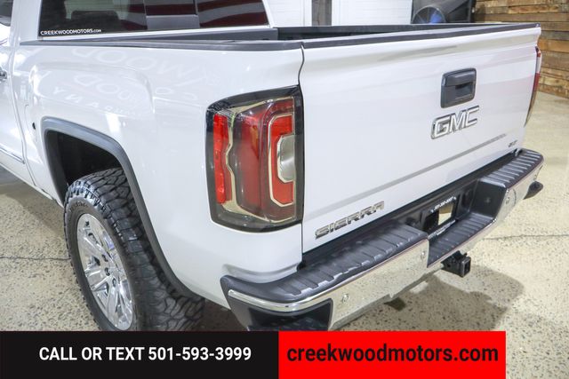 2018 GMC Sierra 1500 SLT 4x4 6.2L White Chrome 20s Financing LEVELED