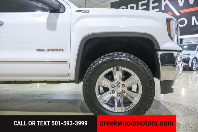 2018 GMC Sierra 1500 SLT 4x4 6.2L White Chrome 20s Financing LEVELED