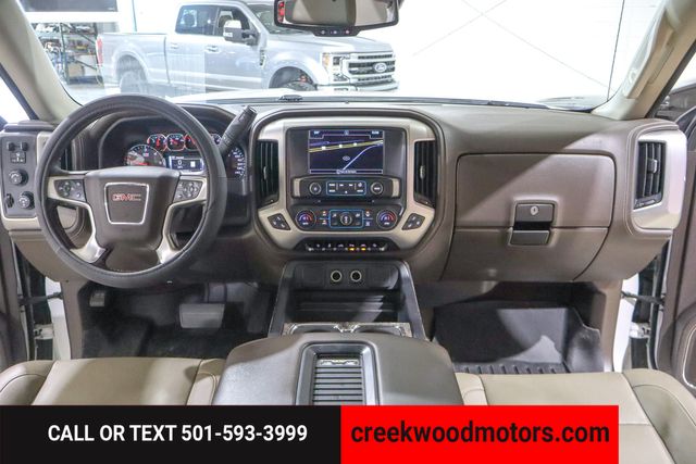 2018 GMC Sierra 1500 SLT 4x4 6.2L White Chrome 20s Financing LEVELED