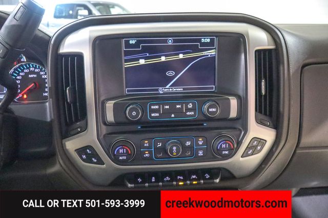 2018 GMC Sierra 1500 SLT 4x4 6.2L White Chrome 20s Financing LEVELED