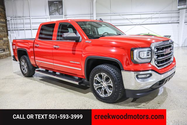 2018 GMC Sierra 1500 SLT Z71 4x4 Crew Cab Red Nav Roof Financing Chrome 2018 GMC Sierra 1500 SLT Z71 4x4 Crew Cab Red Nav Roof Financing Chrome