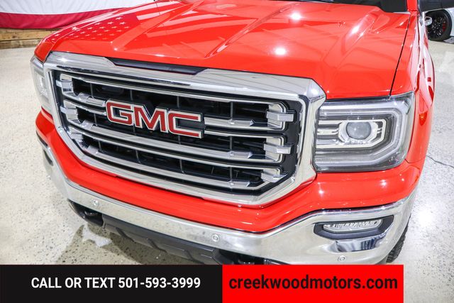 2018 GMC Sierra 1500 SLT Z71 4x4 Crew Cab Red Nav Roof Financing Chrome