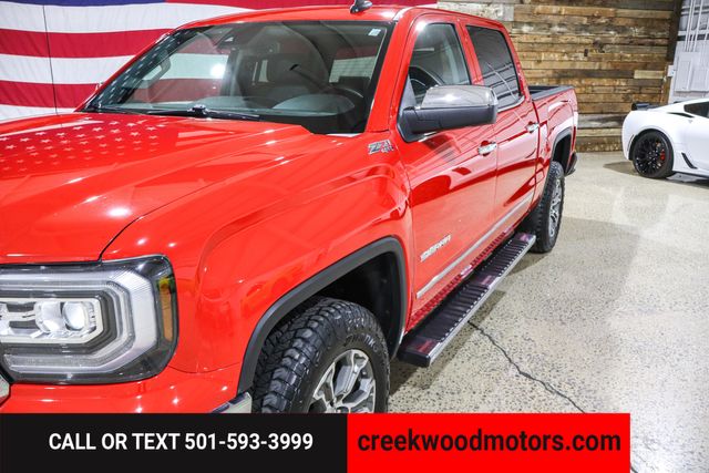 2018 GMC Sierra 1500 SLT Z71 4x4 Crew Cab Red Nav Roof Financing Chrome