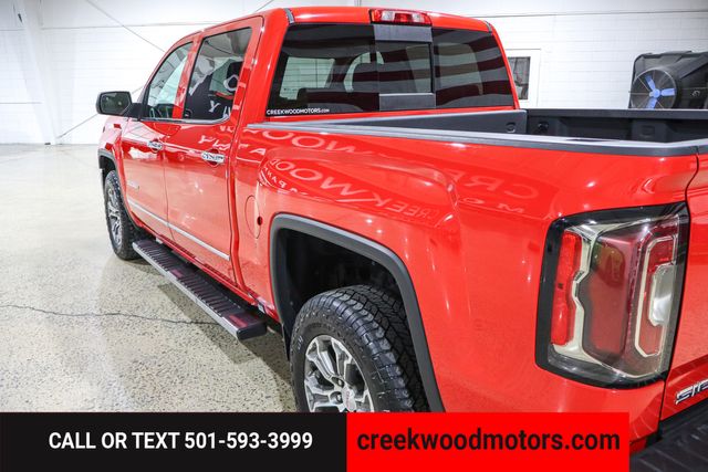 2018 GMC Sierra 1500 SLT Z71 4x4 Crew Cab Red Nav Roof Financing Chrome