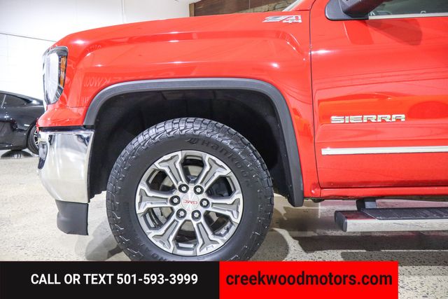 2018 GMC Sierra 1500 SLT Z71 4x4 Crew Cab Red Nav Roof Financing Chrome