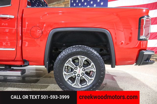 2018 GMC Sierra 1500 SLT Z71 4x4 Crew Cab Red Nav Roof Financing Chrome